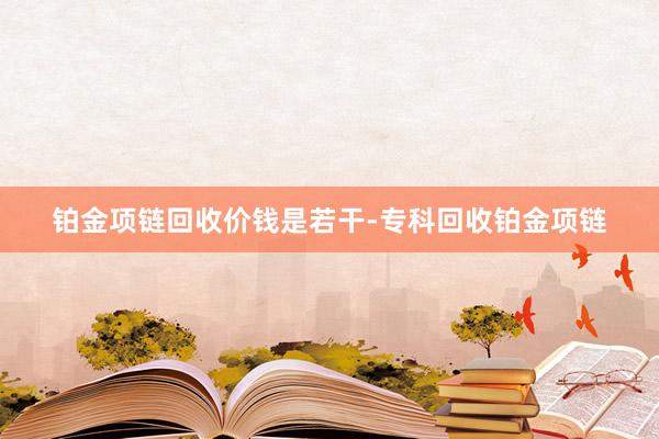 铂金项链回收价钱是若干-专科回收铂金项链