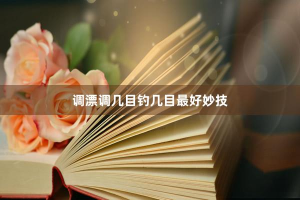 调漂调几目钓几目最好妙技